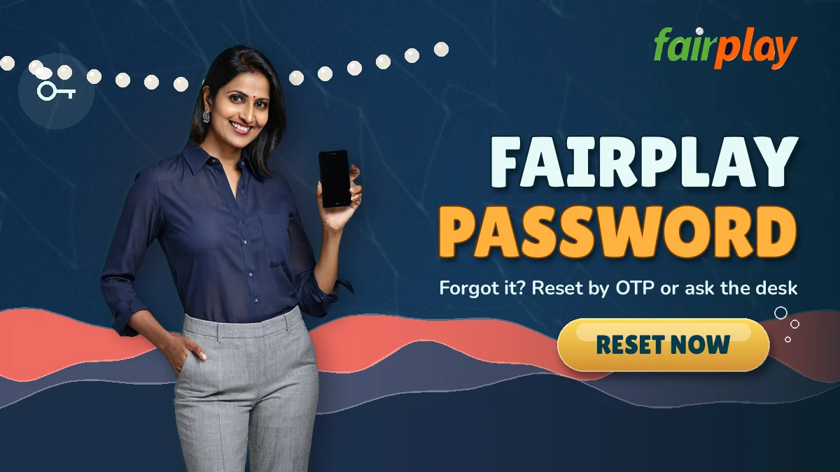 FairPlay login password reset with OTP on the registered mobile