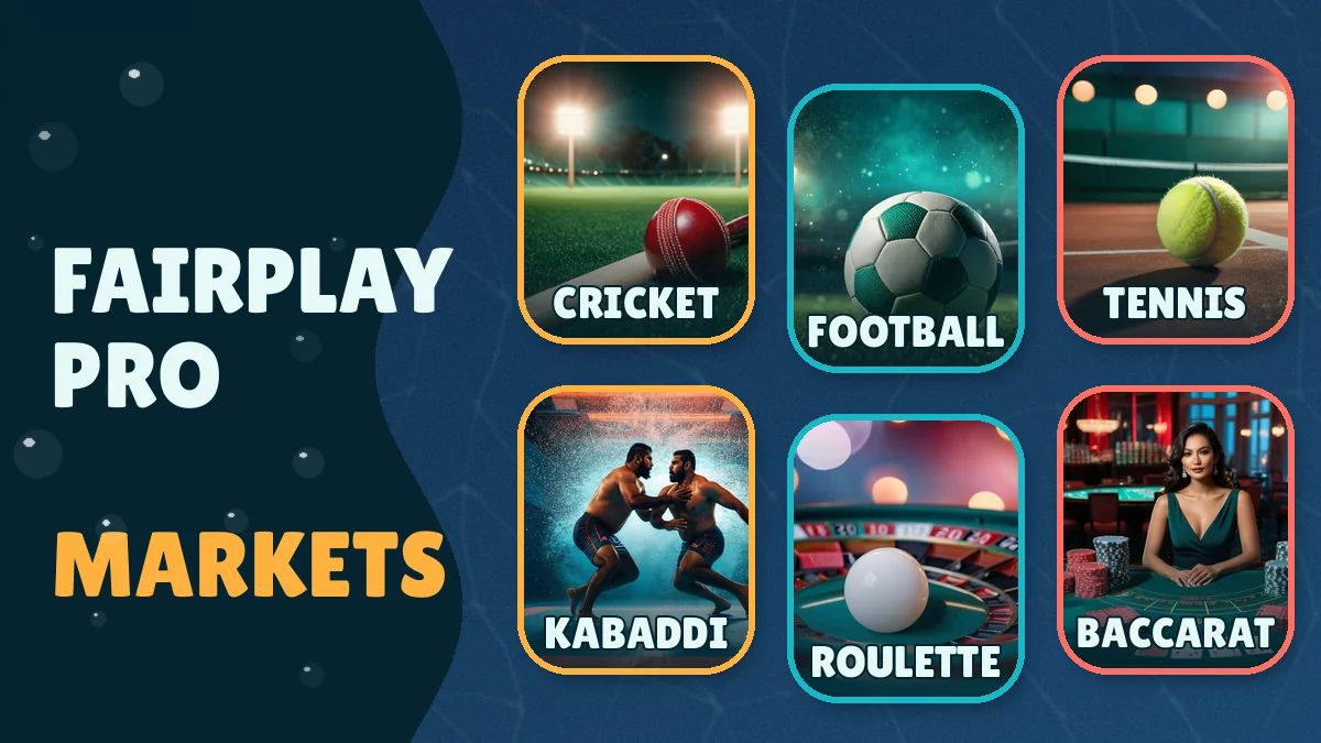 FairPlay Pro games: cricket exchange, Teen Patti and Aviator tables on one account