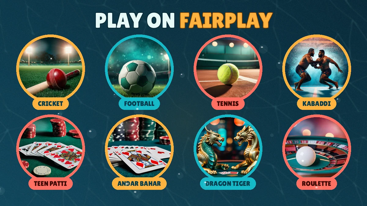 FairPlay casino games and cricket exchange lobby